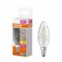 Luminaires Osram E14 2.8 Watt blanc chaud dimmable 250 Lumen