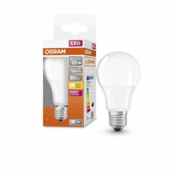 Luminaires Osram E27 LED 9 Watt blanc chaud 940 Lumen
