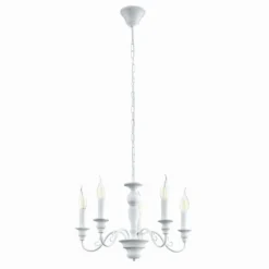 Lustre Eglo CAPOSILE Blanc, 5 lumières