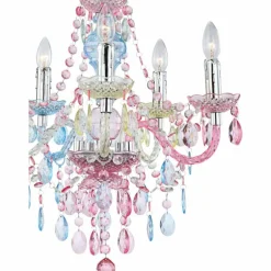 Lustre Globo Chrome, 5 lumières