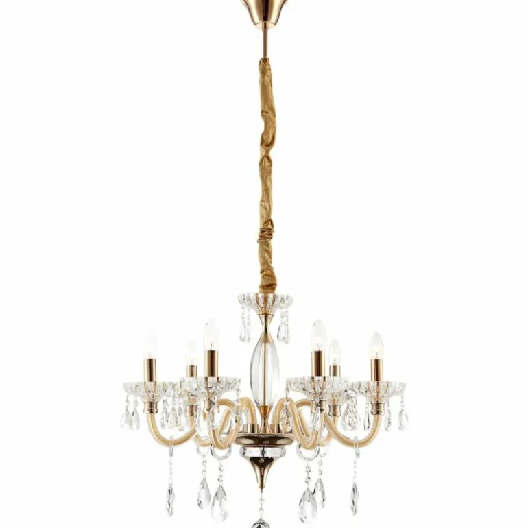 Lustre Globo MELISSA Or, 6 lumières