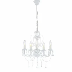 Lustre Globo PINJA Blanc, 5 lumières