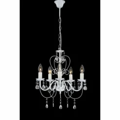 Lustre Globo PINJA Blanc, 5 lumières