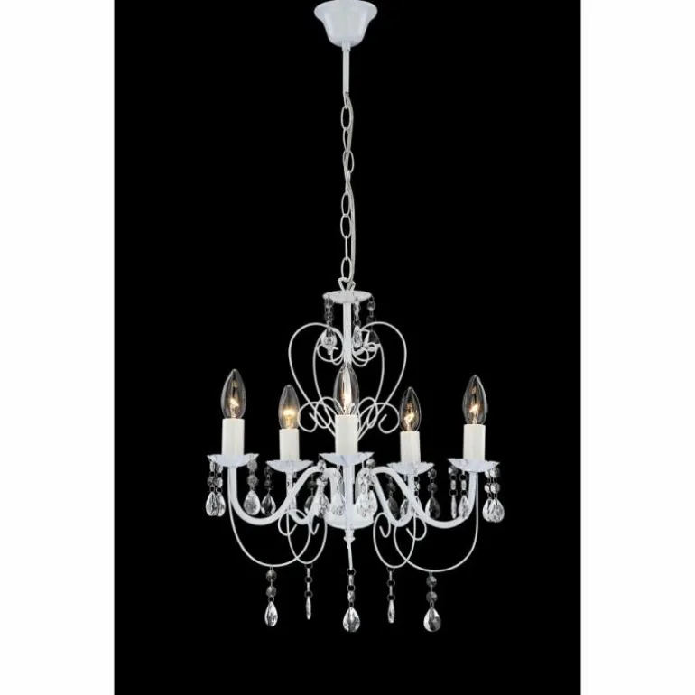 Lustre Globo PINJA Blanc, 5 lumières