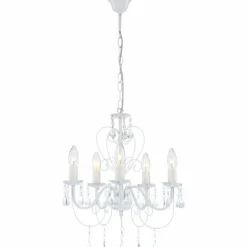 Lustre Globo PINJA Blanc, 5 lumières