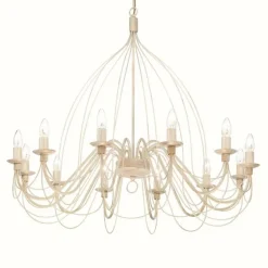 Lustre Ideal Lux CORTE Blanc, 12 lumières
