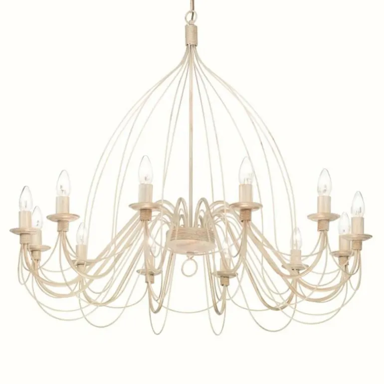 Lustre Ideal Lux CORTE Blanc, 12 lumières