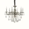 Lustre Ideal Lux IMPERO SP6 Argenté, 6 lumières