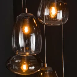 lustre Kissaboui Noir, 5 lumières