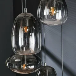 lustre Kissaboui Noir, 5 lumières