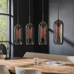 lustre Lalora Anthracite, 4 lumières