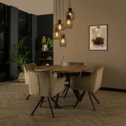 lustre Lalora Anthracite, 5 lumières