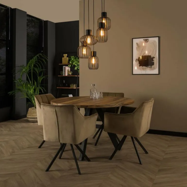 lustre Lalora Anthracite, 5 lumières