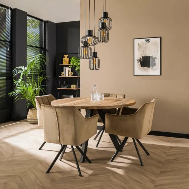 lustre Lalora Anthracite, 5 lumières