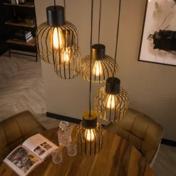 lustre Lalora Anthracite, 5 lumières