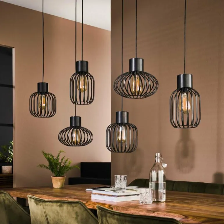 lustre Lalora Anthracite, 6 lumières