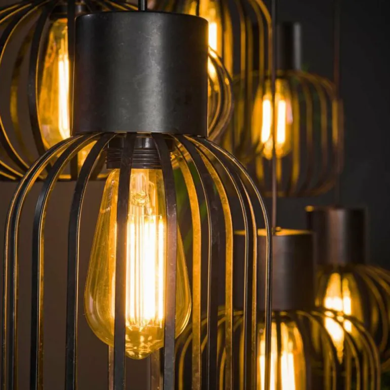 lustre Lalora Anthracite, 6 lumières