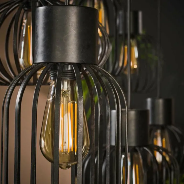 lustre Lalora Anthracite, 6 lumières