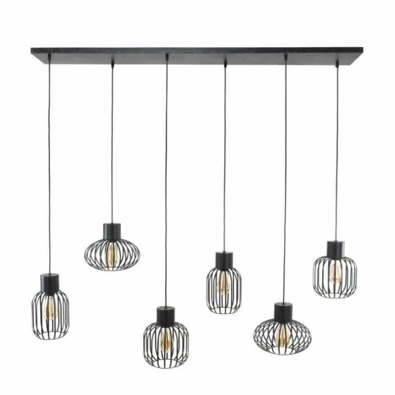 lustre Lalora Anthracite, 6 lumières