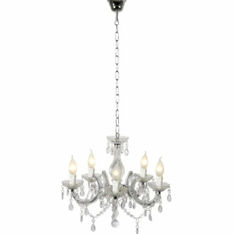 Lustre Lucide ARABESQUE Blanc, 5 lumières