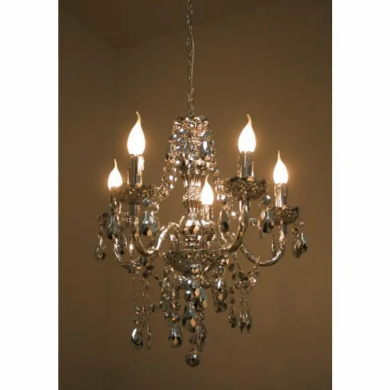 Lustre Reality Transparent, 5 lumières