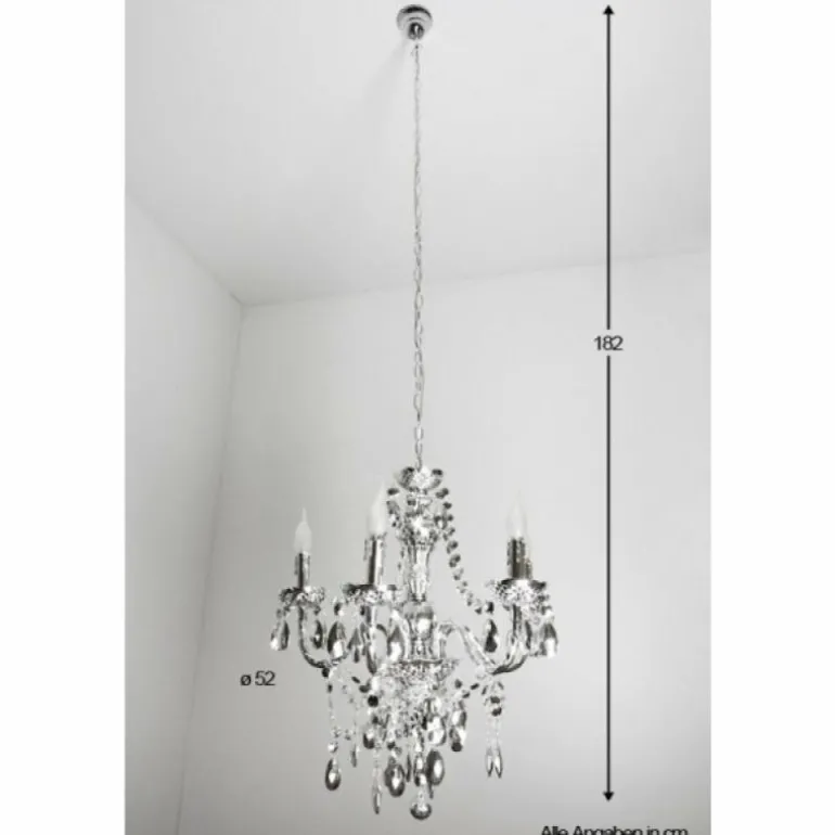 Lustre Reality Transparent, 5 lumières