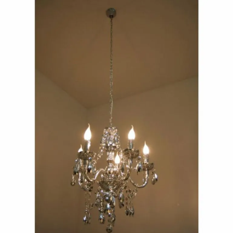 Lustre Reality Transparent, 5 lumières