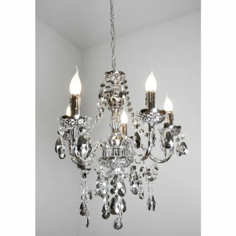 Lustre Reality Transparent, 5 lumières