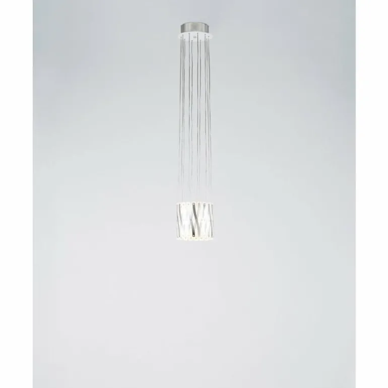 Lustre Serien Lighting ZOOM Acier inoxydable, 20 lumières