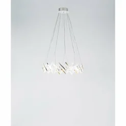 Lustre Serien Lighting ZOOM Acier inoxydable, 20 lumières