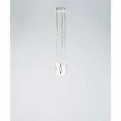 Lustre Serien Lighting ZOOM LED Acier inoxydable, 1 lumière