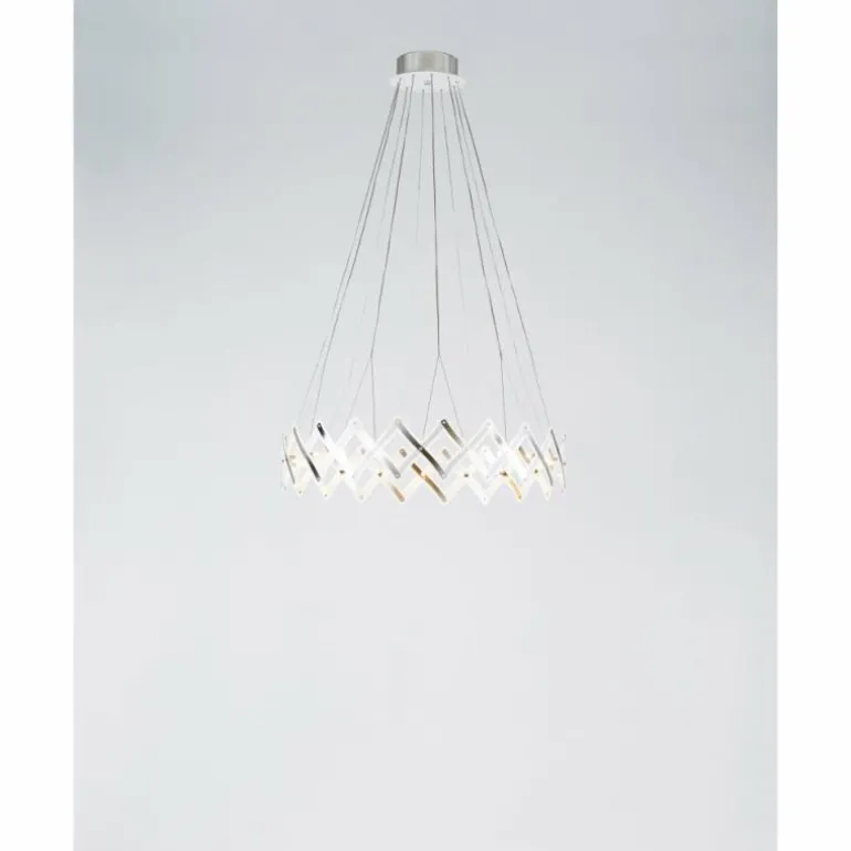 Lustre Serien Lighting ZOOM LED Acier inoxydable, 1 lumière