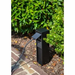 Mains Prises électriques d'extérieur Luminaires Lutec Noir