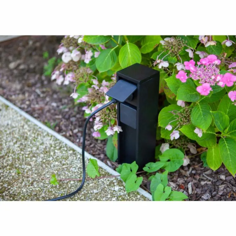 Mains Prises électriques d'extérieur Luminaires Lutec Noir