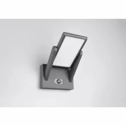 Malawi Applique murale Luminaires Trio LED Anthracite, 1 lumière, Détecteur de mouvement