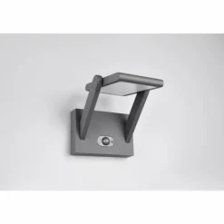 Malawi Applique murale Luminaires Trio LED Anthracite, 1 lumière, Détecteur de mouvement