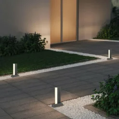 MARIZA Lampadaire d'extérieur Luminaires Trio LED Anthracite, 1 lumière