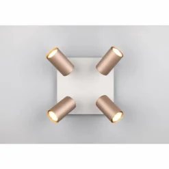 Marley Spot de plafond Luminaires Trio Brun, 4 lumières