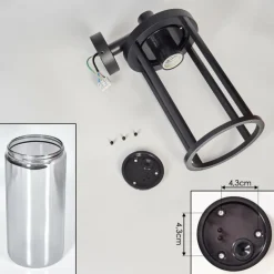 Martinha Lampe murale d´extérieur Noir, 1 lumière