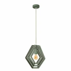 MAURO Suspension Luminaires Lucide Vert, 1 lumière