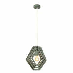 MAURO Suspension Luminaires Lucide Vert, 1 lumière