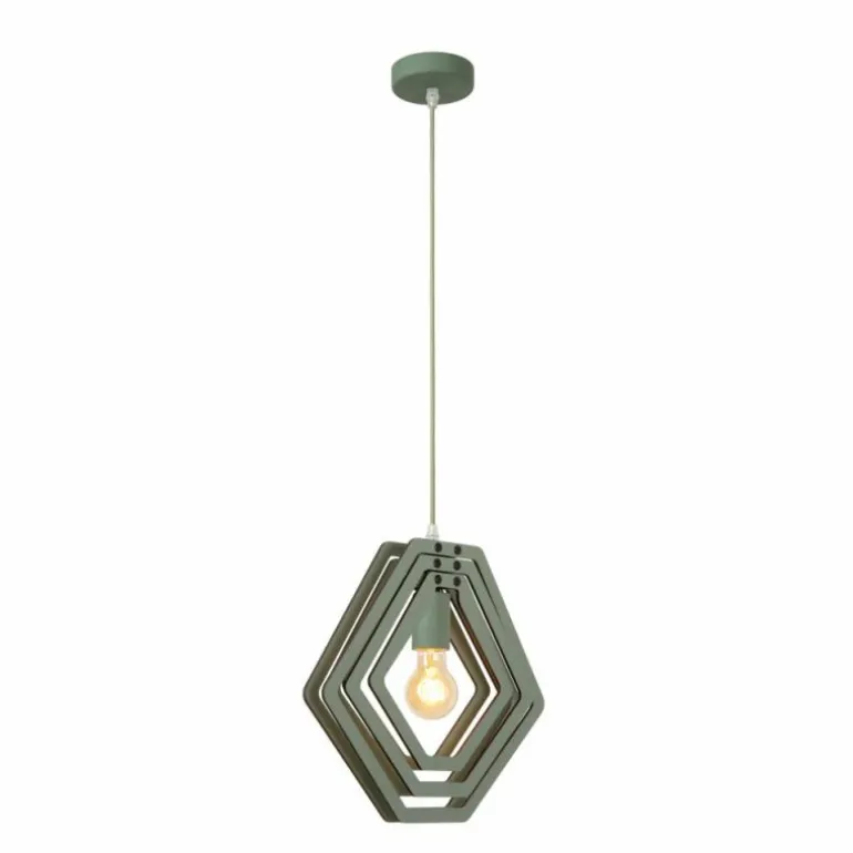 MAURO Suspension Luminaires Lucide Vert, 1 lumière