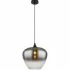 Maxy Suspension Luminaires Globo Lighting Noir, 1 lumière