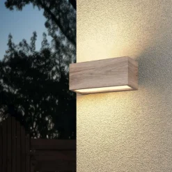 MAYENNE Applique murale Luminaires Trio Bois clair, 2 lumières