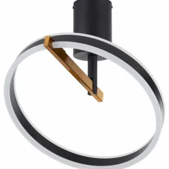 Merida Plafonnier Luminaires Brilliant LED Noir, 1 lumière, Télécommandes