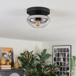 Mertola Plafonnier, Boule lumineuse Clair, Fumé, 1 lumière