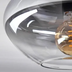 Mertola Plafonnier Clair, Fumé, 1 lumière