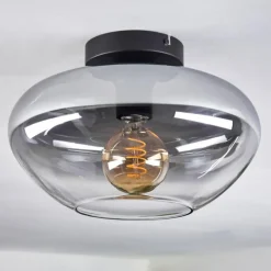 Mertola Plafonnier Clair, Fumé, 1 lumière