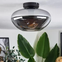 Mertola Plafonnier Fumé, 1 lumière