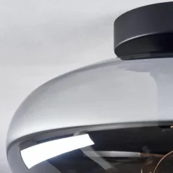 Mertola Plafonnier Fumé, 1 lumière